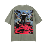 Vintage Wash Drop Shoulder T-Shirt - 250 GSM