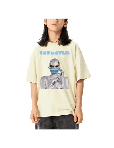 FNDMNTLS. Cyborg Kids Graphic Tshirt - Heretic - s Streetwear - Cyborg FNDMNTLS - graphic T-shirt -  product_type