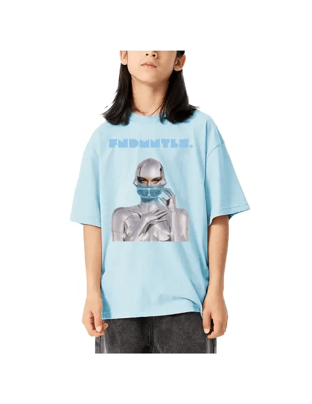 FNDMNTLS. Cyborg Kids Graphic Tshirt - Heretic - s Streetwear - Cyborg FNDMNTLS - graphic T-shirt -  product_type