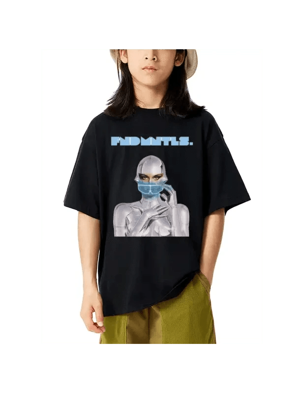FNDMNTLS. Cyborg Kids Graphic Tshirt - Heretic - s Streetwear - Cyborg FNDMNTLS - graphic T-shirt -  product_type