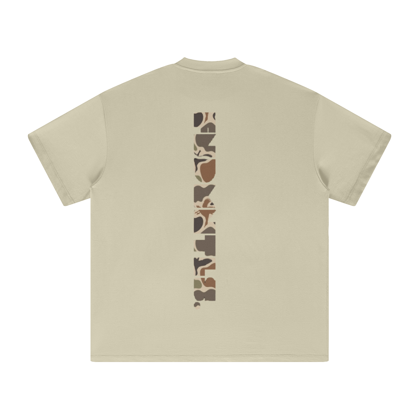 FNDMNTLS Duck Camo Heavyweight Graphic T-Shirt | Bold Style - Heretic - s Streetwear - Cotton Shirt - Duck Camo -  product_type