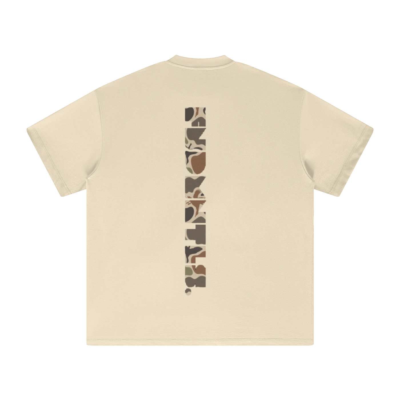 FNDMNTLS Duck Camo Heavyweight Graphic T-Shirt | Bold Style - Heretic - s Streetwear - Cotton Shirt - Duck Camo -  product_type