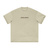 Beige short-sleeved T-shirt from Fndmntls Duck Camo Heavyweight collection
