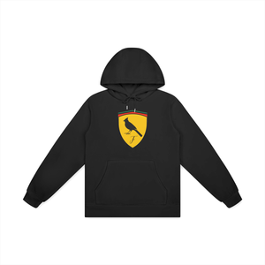 Black hoodie with bird emblem from Ferrari Boys Mens Cotton collection