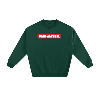 FNDMNTLS. Fleeced Cotton Blend Graphic Sweatshirt - Heretic - s Streetwear - Casual Wear - Fleeced Sweatshirt -  product_type