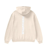 High Neck Insulated FOG Solid Color Fleece Hoodie - 385 GSM