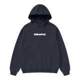 FNDMNTLS. High Neck Insulated FOG Solid Color Fleece Hoodie - 385 GSM Black / S