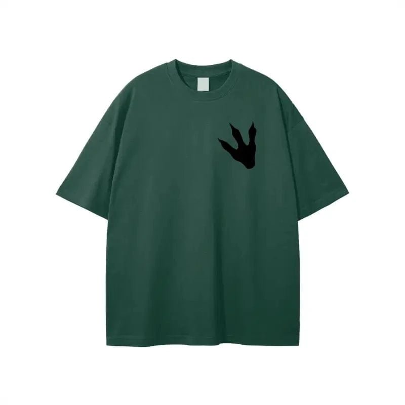 FNDMNTLS. Jurassic Park Footprint Graphic Tshirt - Heretic - s Streetwear - cotton t shirt - FNDMNTLS -  product_type