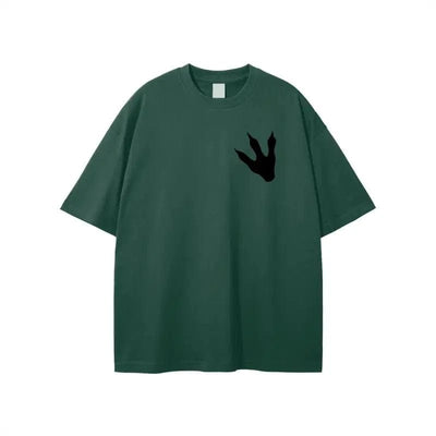 FNDMNTLS. Jurassic Park Footprint Graphic Tshirt - Heretic - s Streetwear - cotton t shirt - FNDMNTLS -  product_type