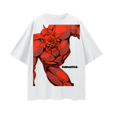 Oversize Deep Drop Shoulder Tee - 190 GSM - Lucent White / S