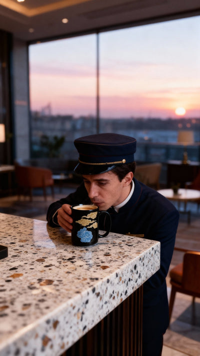 FNDMNTLS. Morning Java Black Glossy Mug - Heretic - s Streetwear - coffee morning - wake up drink -  product_type