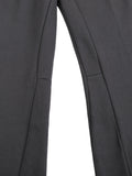 Gray athletic pants from Rogers Fndmntls Flared collection with drawstring fit