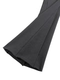Black flared sleeve detail from Rogers Fndmntls Flared Black Drawstring Pants
