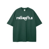 Green T-shirt with white text from Rodgers Fndmntls Graphic Tee collection, perfect size inch cm