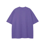 Purple short-sleeved Rodgers Fndmntls Graphic Tee, 20 inch chest size