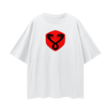 Oversize Deep Drop Shoulder Tee - 190 GSM - Lucent White / S