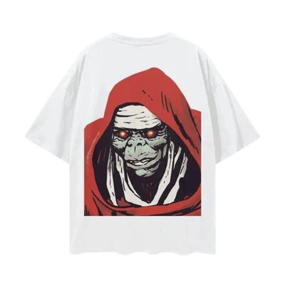 FNDMNTLS Mummy Oversize Deep Drop Shoulder Tee - 190 GSM - Heretic - s Streetwear -  product_type
