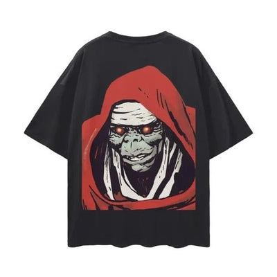 FNDMNTLS Mummy Oversize Deep Drop Shoulder Tee - 190 GSM - Heretic - s Streetwear -  product_type