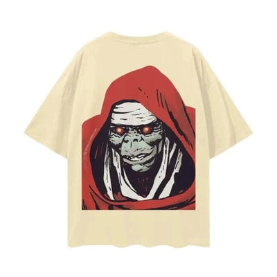 FNDMNTLS Mummy Oversize Deep Drop Shoulder Tee - 190 GSM - Heretic - s Streetwear -  product_type