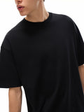 Black oversize deep drop shoulder T-shirt available in the Oversize Deep Drop Black Tee product