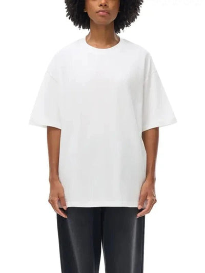 FNDMNTLS. Oversize Deep Drop Blank Tee - Heretic - s Streetwear - Cotton T-shirt - Deep Drop Shoulder -  product_type
