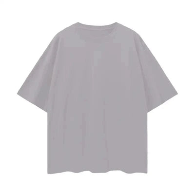 FNDMNTLS. Oversize Deep Drop Blank Tee - Heretic - s Streetwear - Cotton T-shirt - Deep Drop Shoulder -  product_type