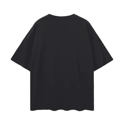 FNDMNTLS. Oversize Deep Drop Blank Tee - Heretic - s Streetwear - Cotton T-shirt - Deep Drop Shoulder -  product_type