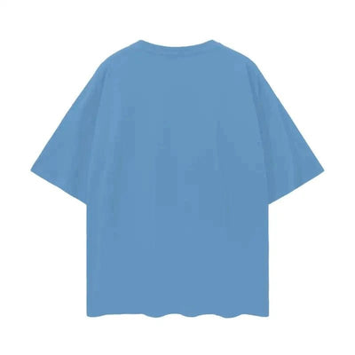 FNDMNTLS. Oversize Deep Drop Blank Tee - Heretic - s Streetwear - Cotton T-shirt - Deep Drop Shoulder -  product_type