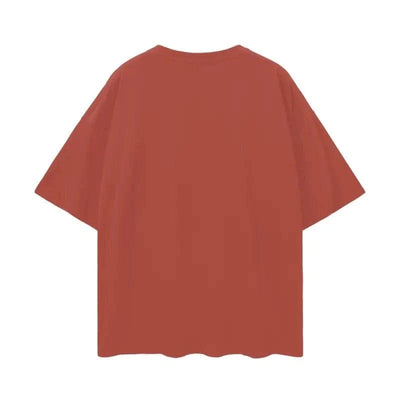 FNDMNTLS. Oversize Deep Drop Blank Tee - Heretic - s Streetwear - Cotton T-shirt - Deep Drop Shoulder -  product_type