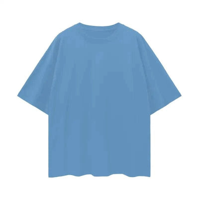 FNDMNTLS. Oversize Deep Drop Blank Tee - Heretic - s Streetwear - Cotton T-shirt - Deep Drop Shoulder -  product_type