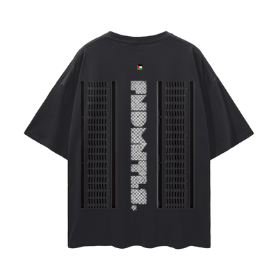 FNDMNTLS. Palestinian Keffiyeh Graphic Tshirt - Heretic - s Streetwear - Cotton T-shirt - Graphic T-shirt -  product_type