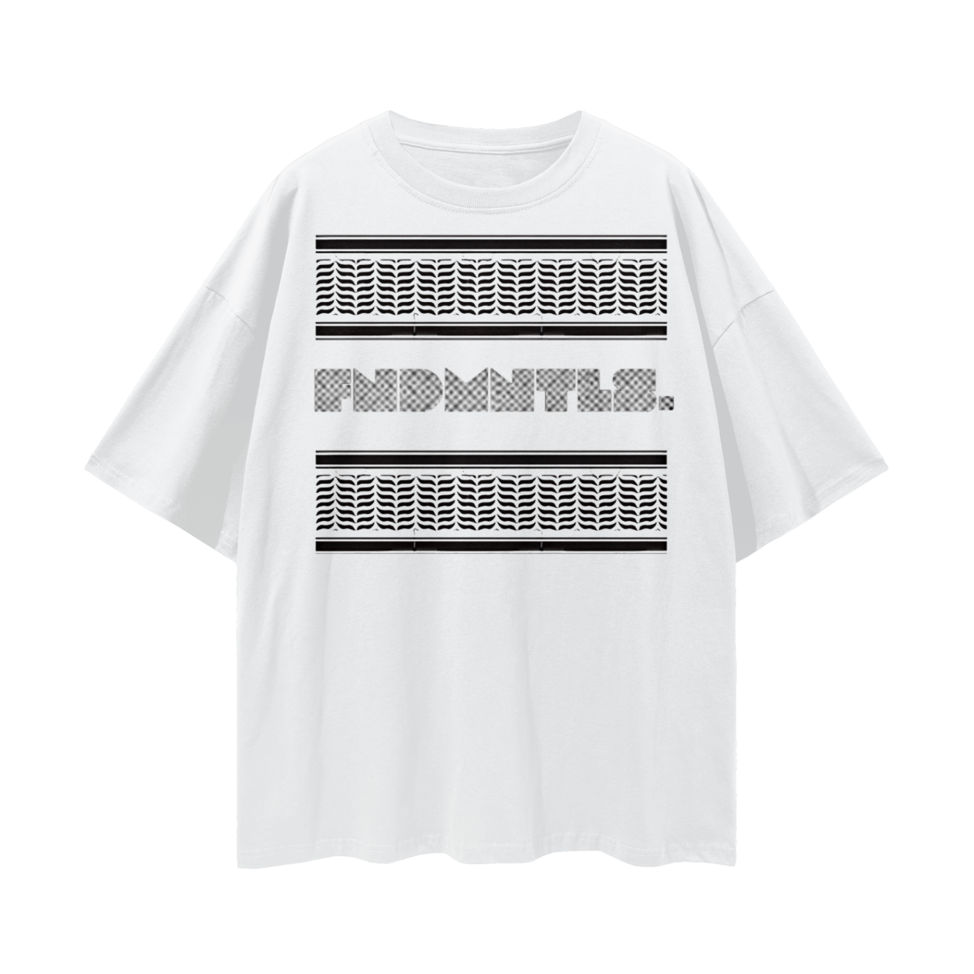 FNDMNTLS. Palestinian Keffiyeh Graphic Tshirt - Heretic - s Streetwear - Cotton T-shirt - Graphic T-shirt -  product_type