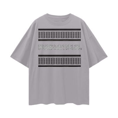 FNDMNTLS. Palestinian Keffiyeh Graphic Tshirt - Heretic - s Streetwear - Cotton T-shirt - Graphic T-shirt -  product_type