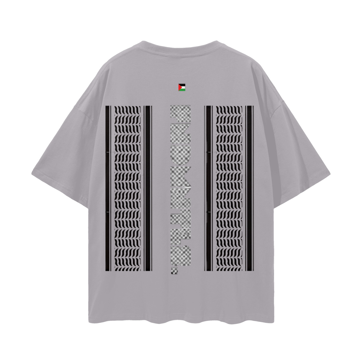 FNDMNTLS. Palestinian Keffiyeh Graphic Tshirt - Heretic - s Streetwear - Cotton T-shirt - Graphic T-shirt -  product_type
