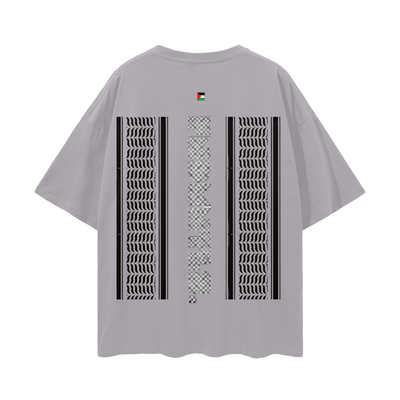 FNDMNTLS. Palestinian Keffiyeh Graphic Tshirt - Heretic - s Streetwear - Cotton T-shirt - Graphic T-shirt -  product_type