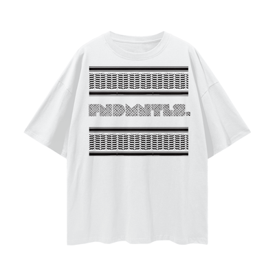 FNDMNTLS. Palestinian Keffiyeh Graphic Tshirt - Heretic - s Streetwear - Cotton T-shirt - Graphic T-shirt -  product_type