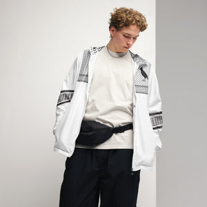 Ferrari Boys Breathable Mesh Water-Resistant Athletic Wear with a man in white jacket with black accents