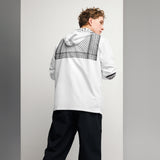 White tunic with patterned hood and trim from Ferrari Boys breathable mesh water-resistant athletic wear