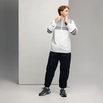 FNDMNTLS. Palestinian Keffiyeh Windbreaker - Heretic - s Streetwear - lightweight windbreaker - men's fashion -  product_type