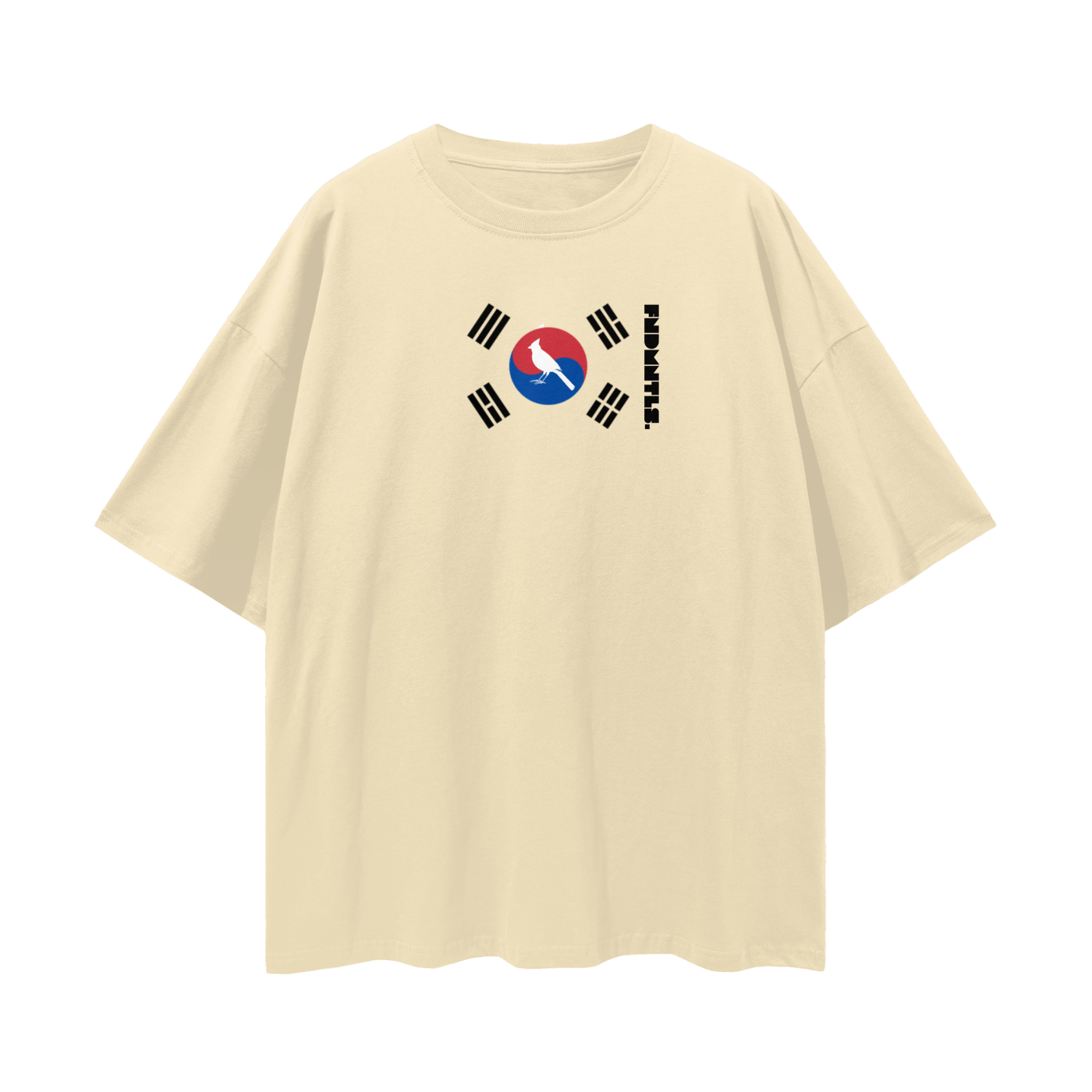 FNDMNTLS. Seoul Oversize Graphic Tshirt - Heretic - s Streetwear - Cotton - Oversize Graphic TShirt -  product_type