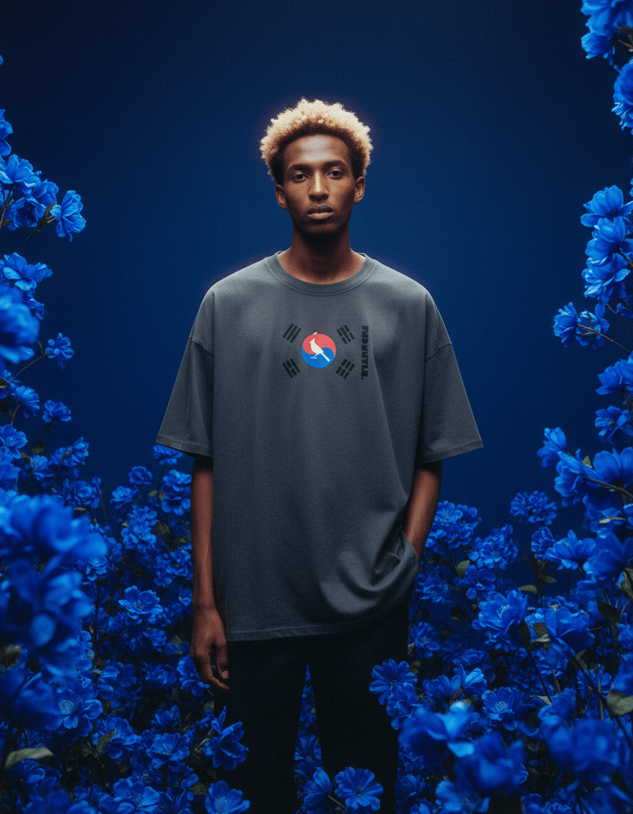 FNDMNTLS. Seoul Oversize Graphic Tshirt - Heretic - s Streetwear - Cotton - Oversize Graphic TShirt -  product_type