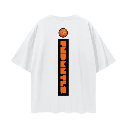 FNDMNTLS. Shattered Back Board Oversize Deep Drop Shoulder Graphic Tshirt - Heretic - s Streetwear -  product_type