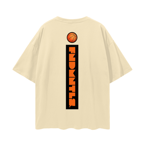 FNDMNTLS. Shattered Back Board Oversize Deep Drop Shoulder Graphic Tshirt - Heretic - s Streetwear -  product_type