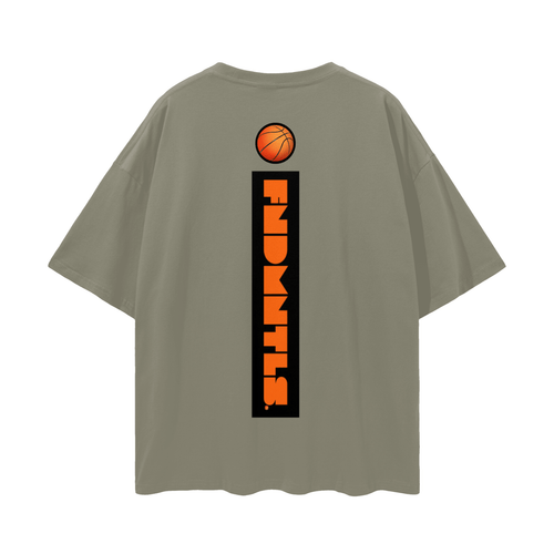 FNDMNTLS. Shattered Back Board Oversize Deep Drop Shoulder Graphic Tshirt - Heretic - s Streetwear -  product_type