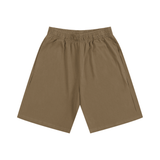 Heavyweight Cotton Elastic Waist Shorts Coffee / M