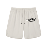 FNDMNTLS. Armor of God Mesh-Lined Quick-Dry Performance Shorts Grayish White / S