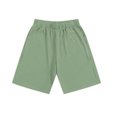 Heavyweight Cotton Elastic Waist Shorts Light Green / M