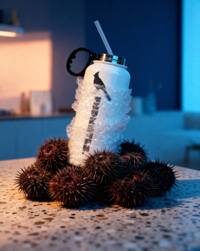 Stainless steel water bottle with a straw lid - Heretic-s Streetwear - collectibles - dishwasher safe mug -# product_type#