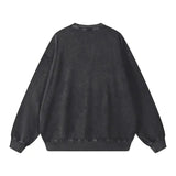 FNDMNTLS.x Yahuah Acid Wash Oversize Sweatshirt - 360 GSM