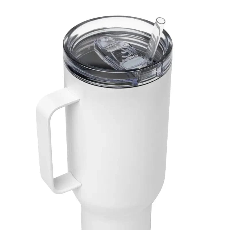 FNDMNTLS. Travel mug with a handle - Heretic - s Streetwear - FNDMNTLS - lead free -  product_type